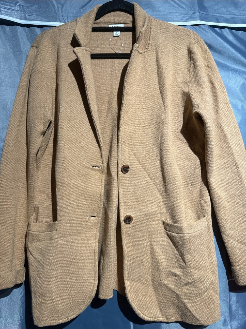 J. Crew Factory Men's Camel Tan Pea Coat